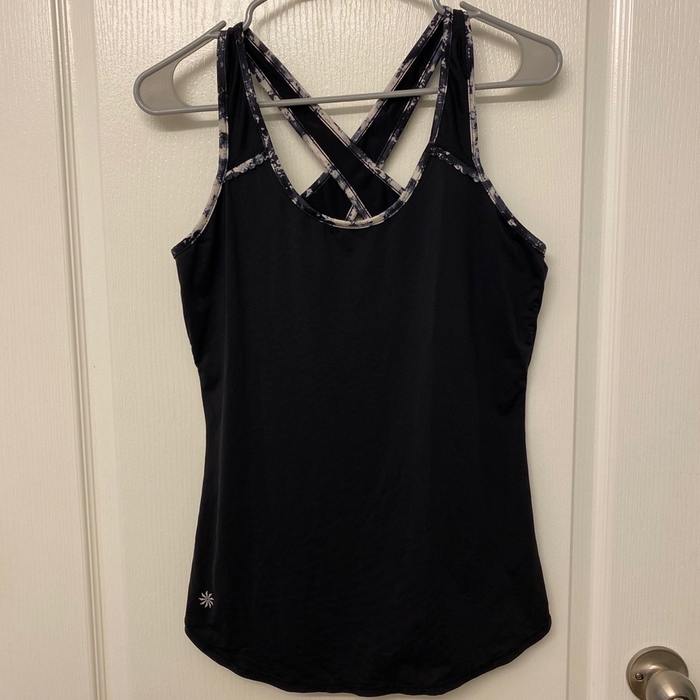 Athleta Black Tank Top Work out top